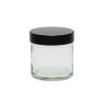 Cream jar in clear glass - 60 ml.