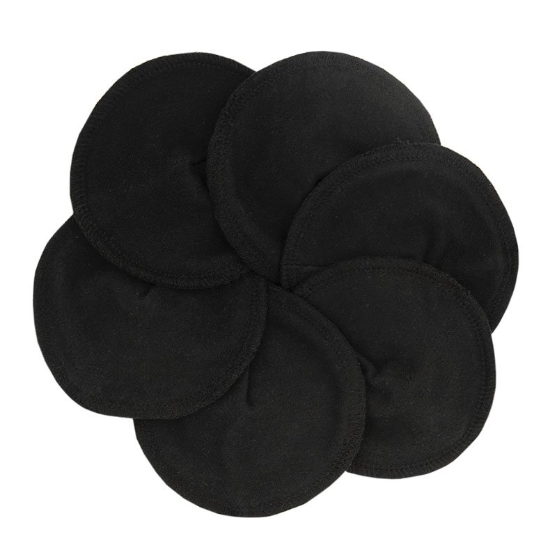 Ammeindlg i kologisk bomuld - Black - 6 stk