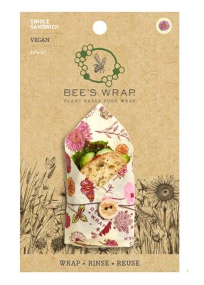 Bee's Wrap bivokspapir - Meadow Magic - Sandwich - Vegansk