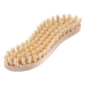 Wooden cleaning brush - S-shaped
