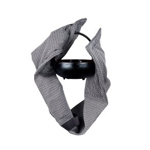 Pot holders in organic cotton - Evening Grey