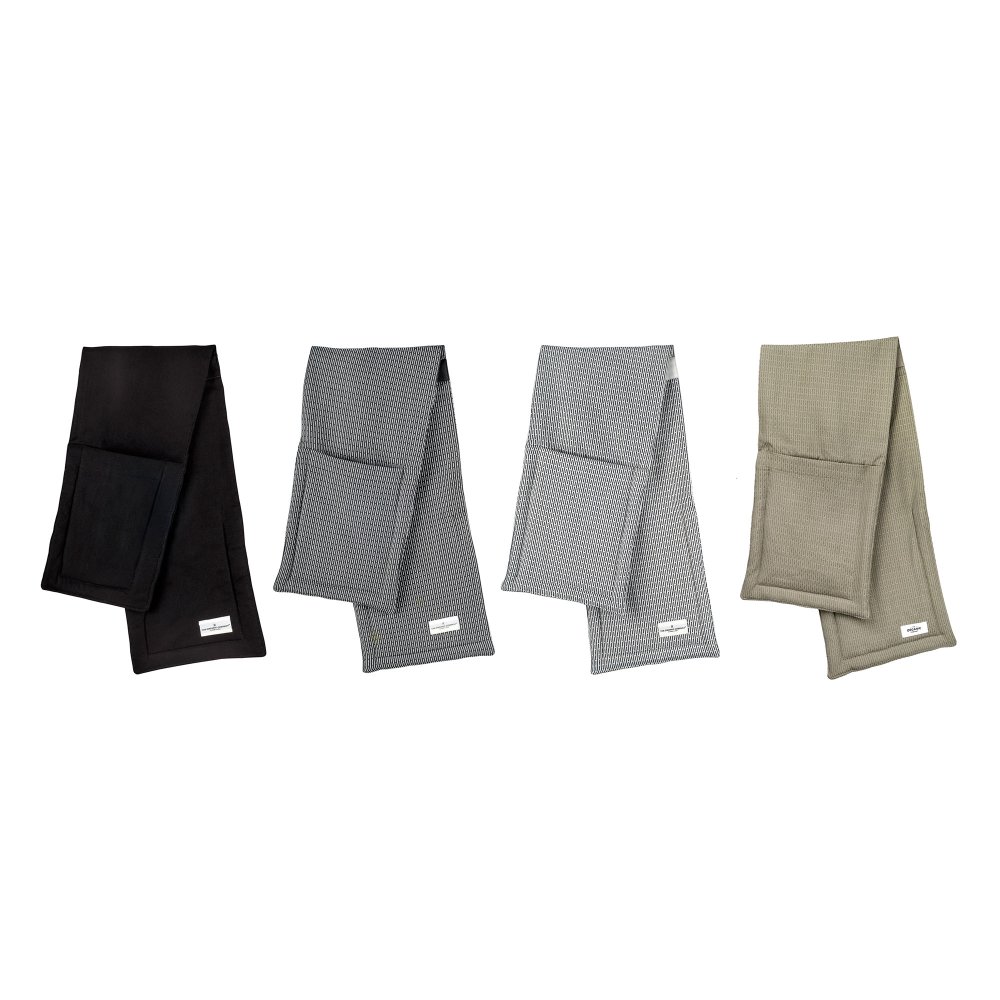 Grydelapper i kologisk bomuld - Evening Grey