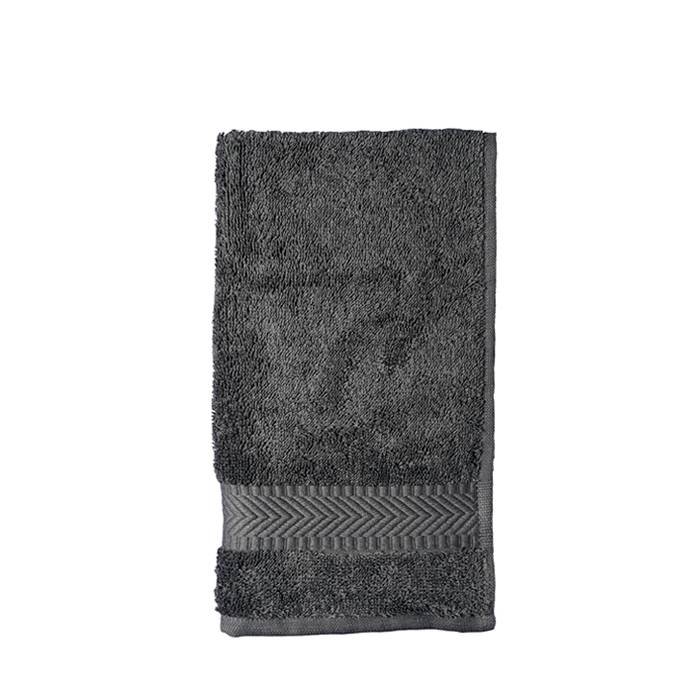 Gstehndklde i kologisk bomuld 30 x 50 cm. - Antracit