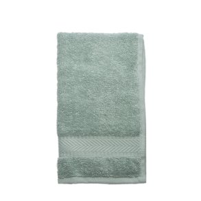 Guest towel in organic cotton 30 x 50 cm. - Mineral Green