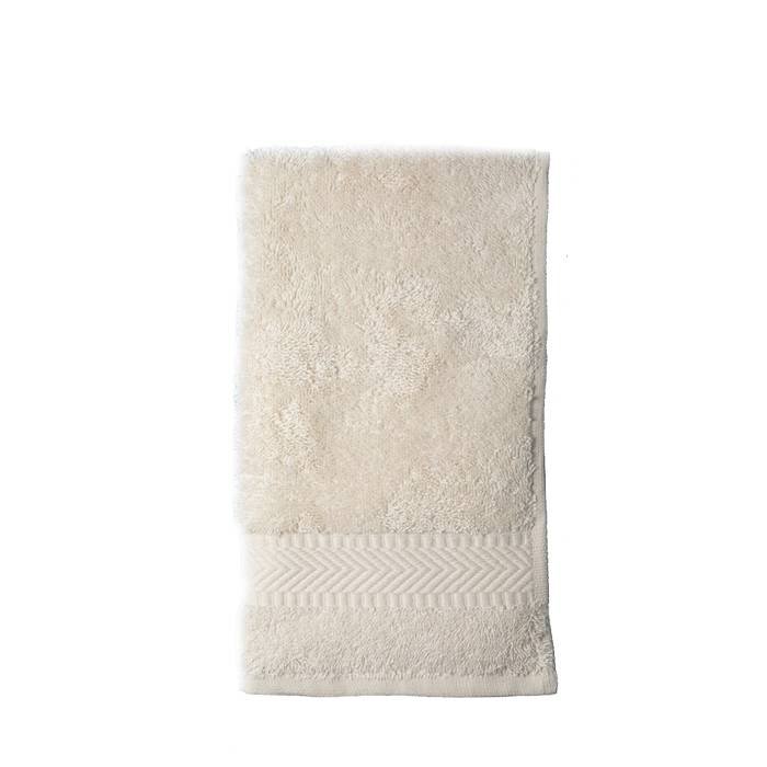 Gstehndklde i kologisk bomuld 30 x 50 cm. - Natural White