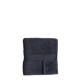 Towel in organic cotton 50 x 100 cm. - Anthracite