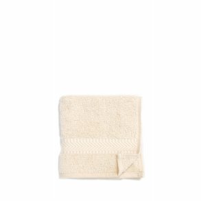 Towel in organic cotton 50 x 100 cm. - Natural White