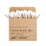 Cotton swabs in organic cotton and bamboo - 100 pcs