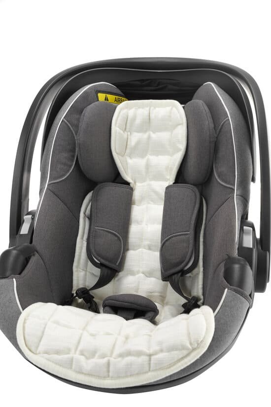 Kapok indsats til autostol 0-13 kg - Soft Beige