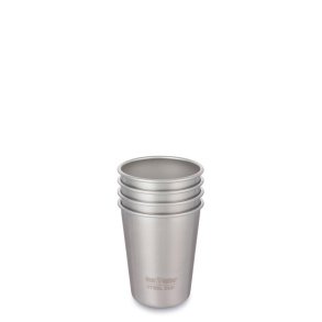 Klean Kanteen cup in stainless steel - 296 ml - 4-pack