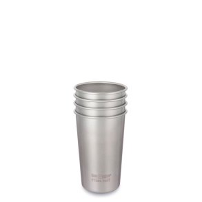 Klean Kanteen cup in stainless steel - 473 ml. - 4-pack