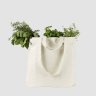 Shopper in organic cotton - White