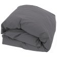 Ekologiskt s�ngkl�der f�r dubbelt�cke - M�rkgr� - 240x220