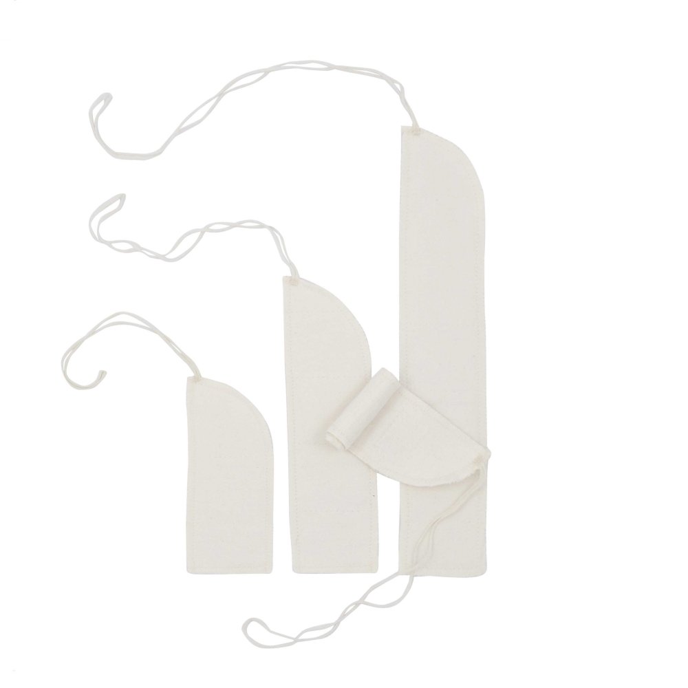 Stoftamponer - Natural - 8 stk.