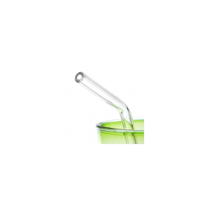 Glass straw - 8 mm - with kinks