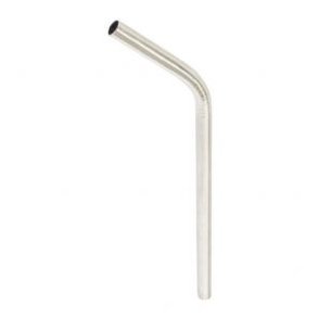 Stainless steel straw - 8 mm. - with kinks
