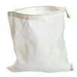 Fabric bag in organic cotton - L - 5 pcs