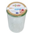 F�rvaringsglas med korklock - 0,9 liter