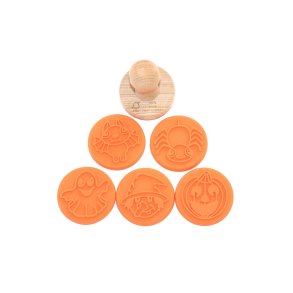 5 stamps for modeling wax - Tales of the forest