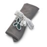 Nursing pillow cover in organic cotton - Dusted Brown