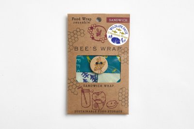 Bee's Wrap bivokspapir - Wildlife - Sandwich - 2 stk