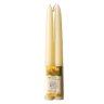 White beeswax candles for general stands, 20 cm - 8 pcs