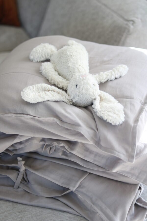 kologisk baby sengetj - 70x100 cm - Wallaby Brown