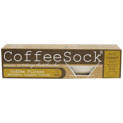 CoffeeSock genanvendeligt kaffefilter - til Chemex 6-13 kopper - 2 stk.