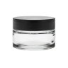 Cream jar in clear glass - 50 ml.
