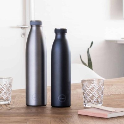 Termo drikkedunk i rustfrit stl - 1 liter - Cool Grey
