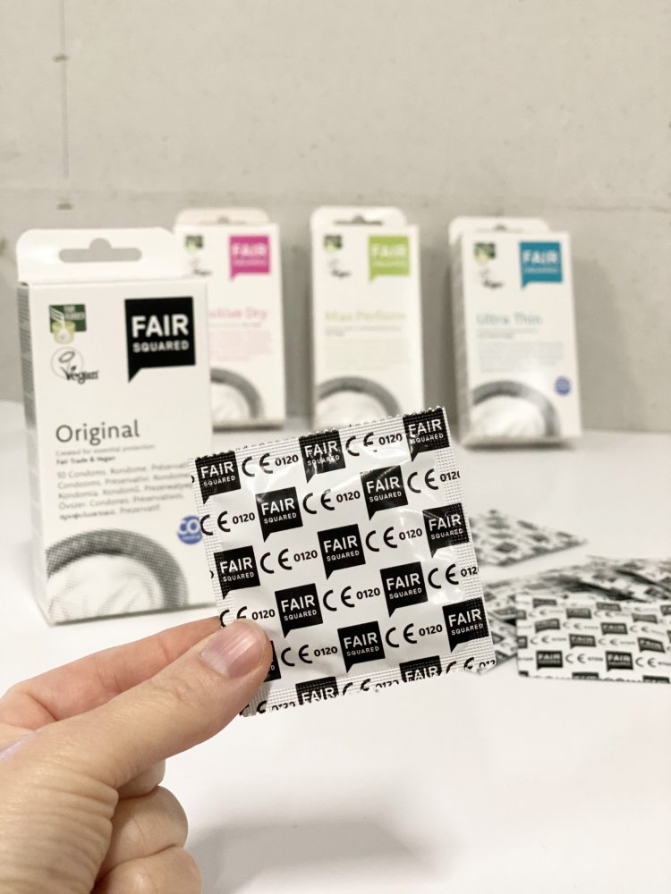 Veganske Kondomer fra Fair Squared - Original - 10 stk.