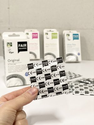 Veganske Kondomer fra Fair Squared - Original - 10 stk.