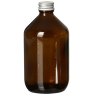 Empty glass bottle - 1000 ml. - for DIY liquid soaps