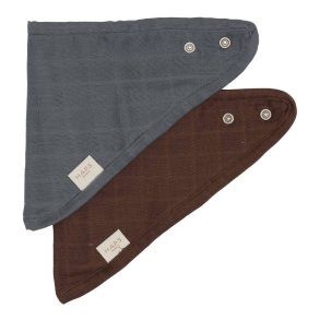 Bibs in organic cotton - Winter Mix - 2 pcs