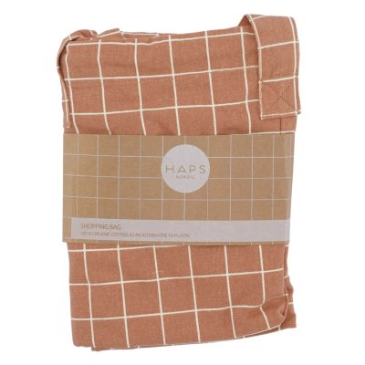 Haps Nordic indkbsnet - Warm Terracotta Check