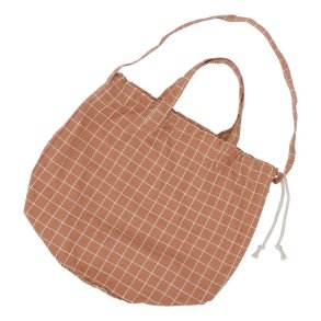 Haps Nordic shopping net - Warm Terracotta Check