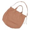 Haps Nordic shopping net - Warm Terracotta Check