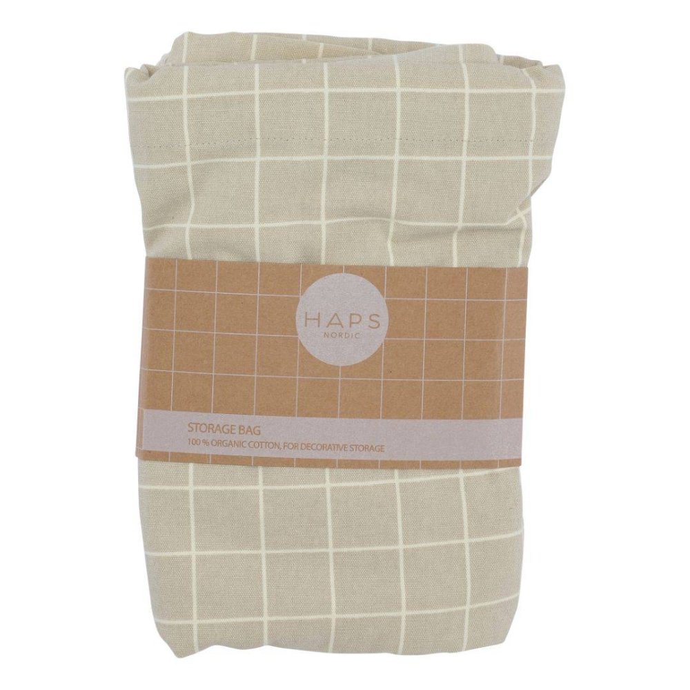 Storage Bag - Oyster Gray Check