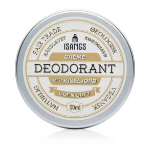 Cream Deodorant with Diatomaceous Earth - Fragrance Free - 50 ml