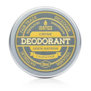 Cream deodorant without baking soda - Cedarwood - 50 ml