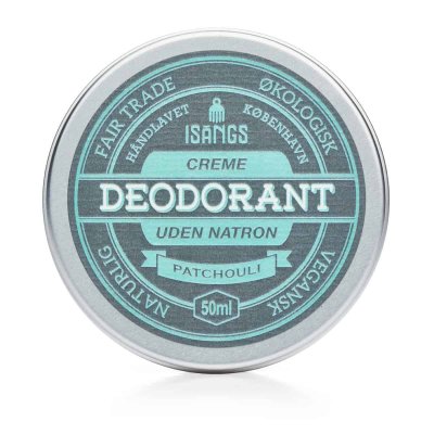 Creme deodorant uden natron - Patchouli - 50 ml