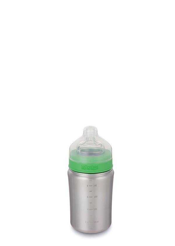 Klean Kanteen sutteflaske i rustfrit stl - 266 ml.