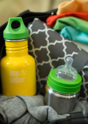 Klean Kanteen sutteflaske i rustfrit stl - 148 ml.