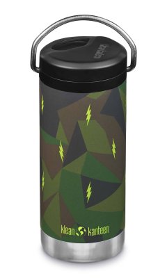 Klean Kanteen termokop i rustfrit stl - TKWide - 355 ml. - Twist Cap - Electric Camo