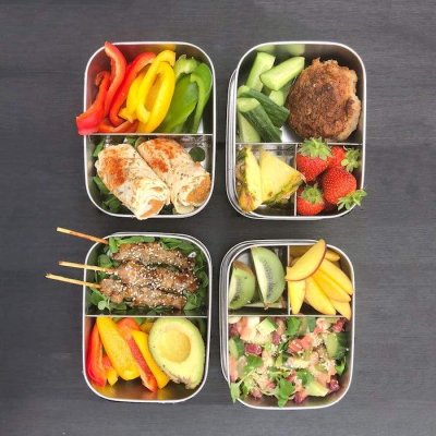 Bento madkasse - 2 rum - Medium