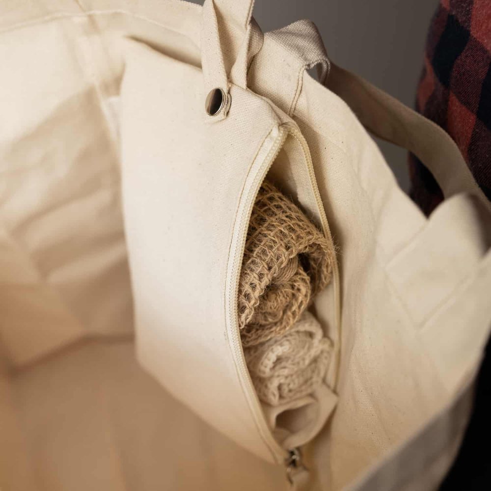 Pocket til mulepose - Hvid