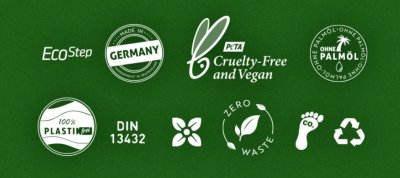 Vegansk trshampoo - til mrkt hr - Kirsebrblomst