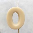 Rapeseed wax birthday candle - 0 years