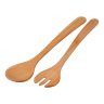Salad cutlery in cherry wood