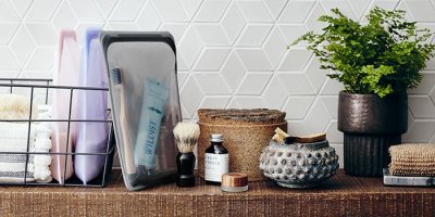 Stasher Bag silikone pose - Large - Ash